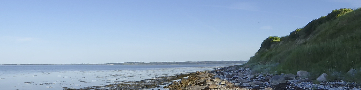 Ebeltoft Færgehavn, klinter